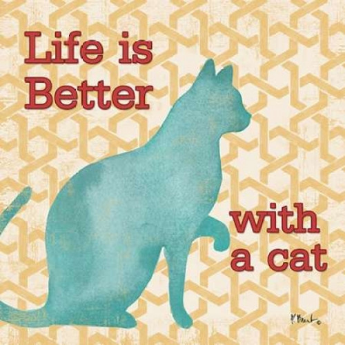 Patterned Pets Cat I Poster Print by Paul Brent - Item # VARPDXBNT1020