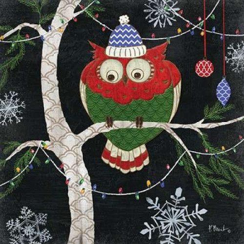 Winter Fantasy Owls IV Poster Print by Paul Brent