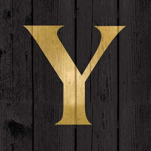 Gold Alphabet Y Poster Print by N. Harbick - Item # VARPDXHRB369