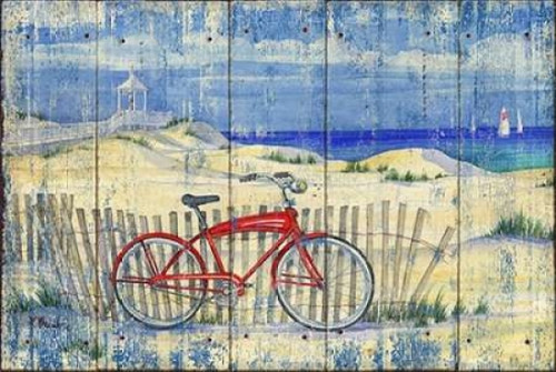Red Beach Cruiser Poster Print by Paul Brent - Item # VARPDXBNT1191