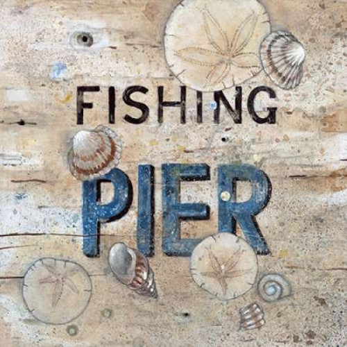 Fishing Pier Poster Print by Arnie Fisk - Item # VARPDX18330