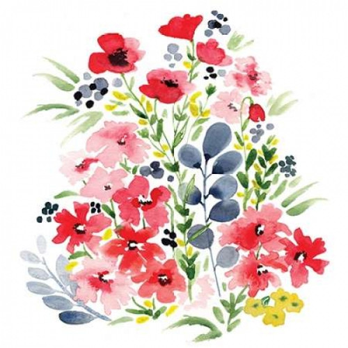 Spring Blooms Sq II Poster Print by Sara Berrenson - Item # VARPDXBER156