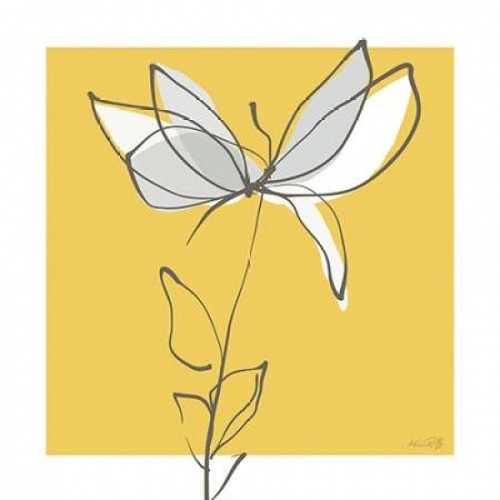 Yellow and Gray I Poster Print by Kris Ruff - Item # VARPDXRUF127