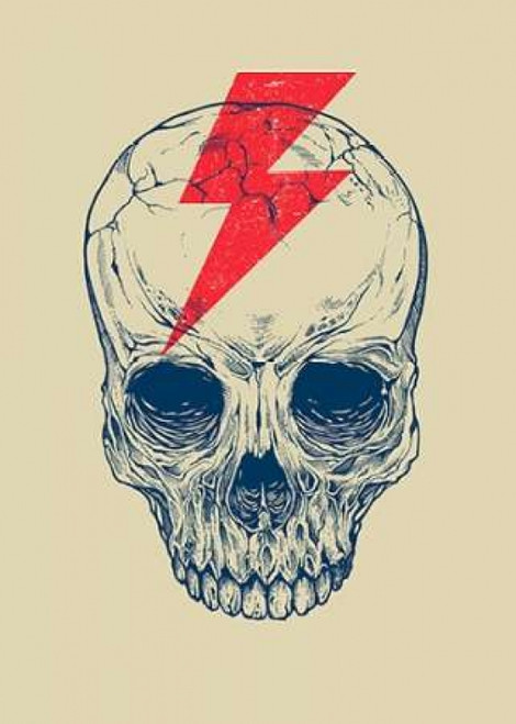 Skull Bolt Poster Print by Rachel Caldwell - Item # VARPDXC1155D
