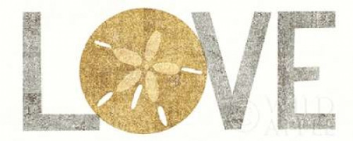 Under Sea Treasures Love Gold Neutral Poster Print by Michael Mullan - Item # VARPDX23230 Under Sea Treasures Love Gold Neutral Poster Print by Michael Mullan - Item # VARPDX23230