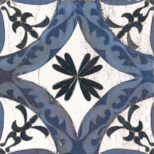 Downtown I Indigo and Cream Poster Print by Silvia Vassileva - Item # VARPDX29276