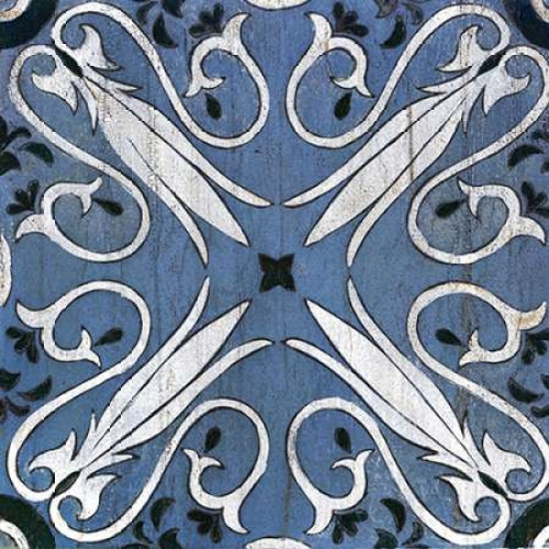 Oxford II Indigo and Cream Poster Print by Silvia Vassileva - Item # VARPDX29279