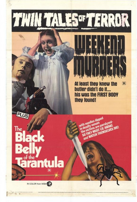 Black Belly of Tarantula/The Weekend Murders Movie Poster Print (27 x 40) - Item # MOVIH0638