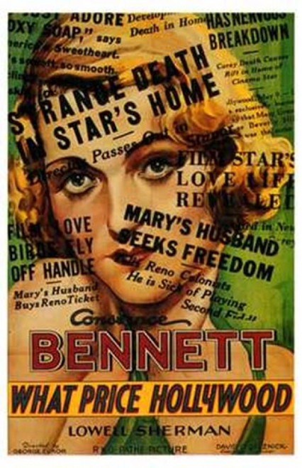 What Price Hollywood Movie Poster (11 x 17) - Item # MOV143316