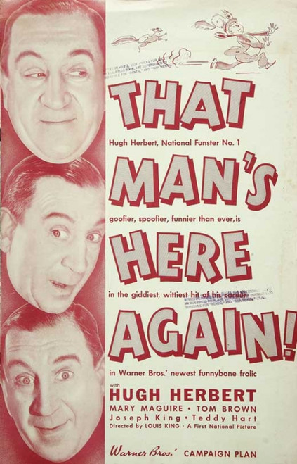 That Man's Here Again Movie Poster Print (27 x 40) - Item # MOVAB57214