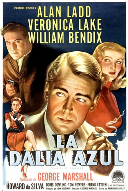 The Blue Dahlia Movie Poster (11 x 17) - Item # MOV414095