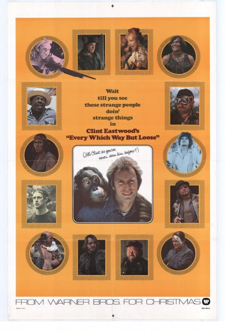 Every Which Way But Loose Movie Poster Print (27 x 40) - Item # MOVAF7369