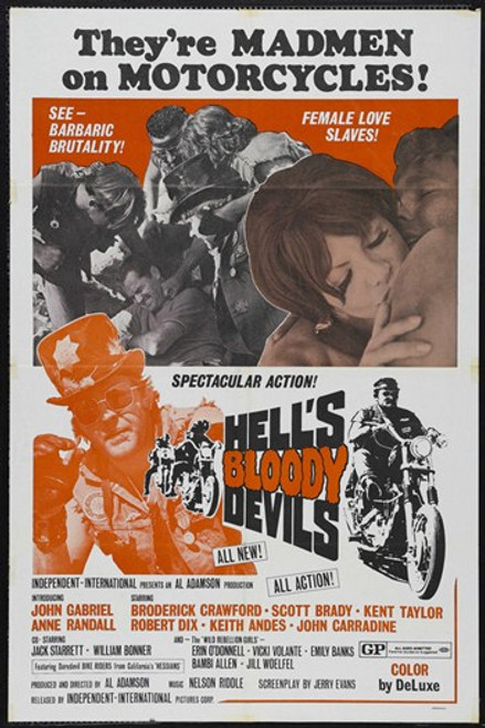 Hell's Bloody Devils Movie Poster (11 x 17) - Item # MOV416823