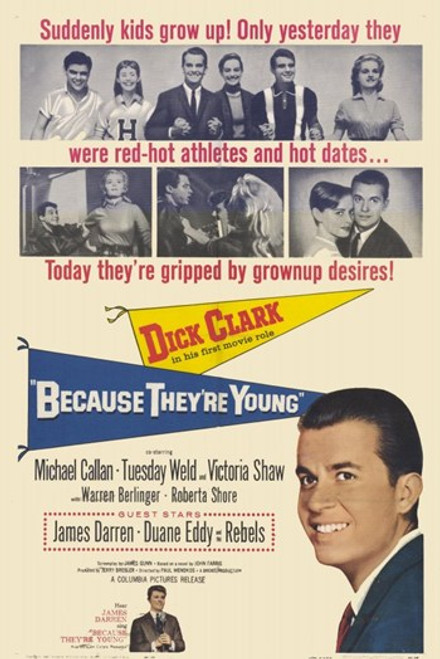 Because They're Young Movie Poster (11 x 17) - Item # MOV209055