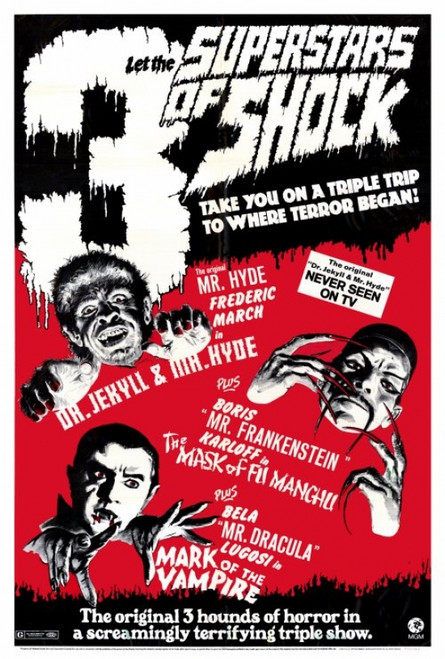 3 Superstars of Shock Movie Poster Print (27 x 40) - Item # MOVEG6802