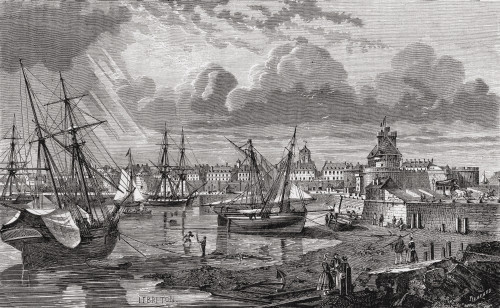 Saint Malo, France In The 18Th Century. From Histoire De La Revolution Francaise By Louis Blanc. PosterPrint - Item # VARDPI1858245