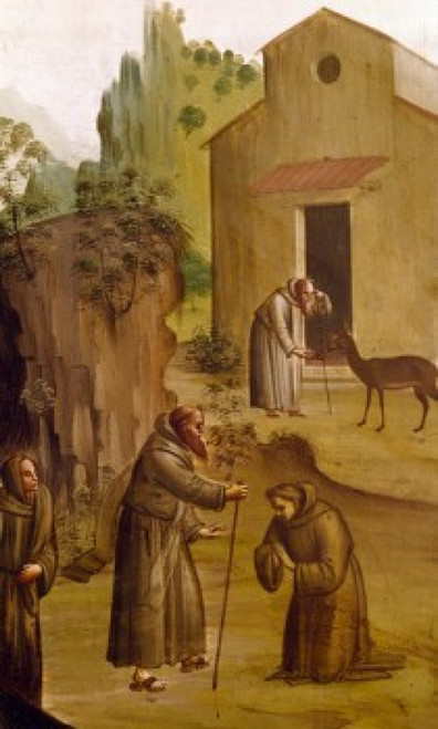 Saint Jerome  by Bartolomeo di Giovanni  detail  15th Century Poster Print - Item # VARSAL3810412683
