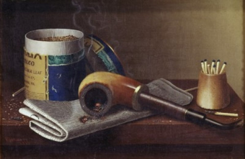 Smoking Scene William Michael Harnett Poster Print - Item # VARSAL900116275