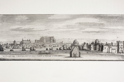 London, England. St James's Palace, Westminster Hall And Pall Mall In 1660. From A Contemporary Drawing. From Memoirs Of The Martyr King By Allan Fea Published 1905. PosterPrint - Item # VARDPI1903569