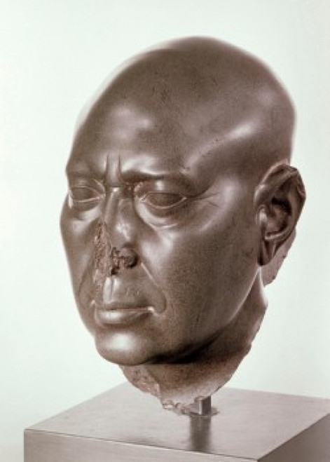 Bust Of A Man   C.300 BC  Egyptian Art(- )  Relief Staatliche Museen Preussischer Kulturbesitz   Berlin Poster Print - Item # VARSAL900704