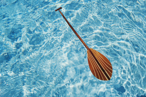 Overhead View Of Paddle Floating On Surface Of Turquoise Water. PosterPrint - Item # VARDPI1987579