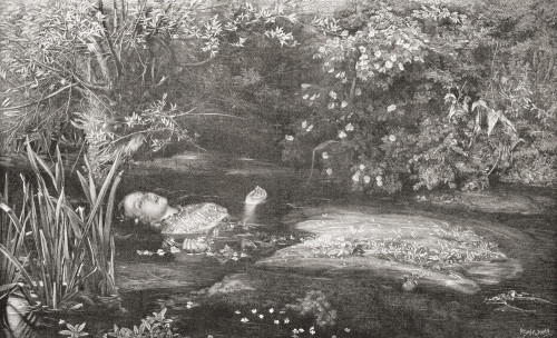 Ophelia. After The Painting By Sir John Everett Millais. Elizabeth Siddal Was The Model. From The Strand Magazine, Published 1896 PosterPrint - Item # VARDPI2334167