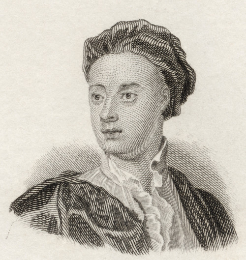 James Thomson, 1700 To 1748. Scottish Poet And Playwright. From Crabb's Historical Dictionary Published 1825. PosterPrint - Item # VARDPI1905814