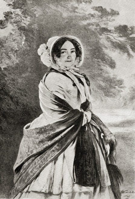 Victoria, Duchess Of Kent And Strathearn, 1786-1861. Mother Of Queen Victoria. From A Picture By Winterhalter.From The Book V.R.I. Her Life And Empire By The Marquis Of Lorne, K.T. Now His Grace The Duke Of Argyll. PosterPrint - Item # VARDPI1860640