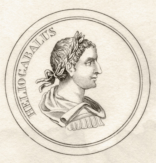 Elagabalus C203 _ 222 Aka Heliogabalus Or Marcus Aurelius Antoninus Roman Emperor Of The Severan Dynasty From The Book Crabbs Historical Dictionary Published 1825 PosterPrint - Item # VARDPI1855619