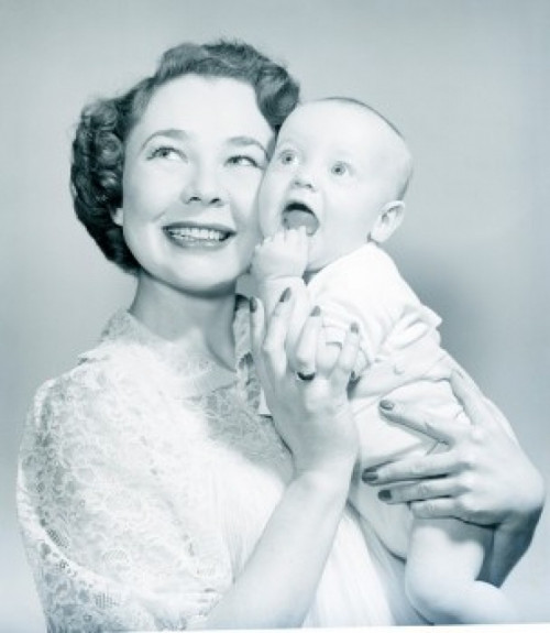 Mother holding baby boy Poster Print - Item # VARSAL255417332