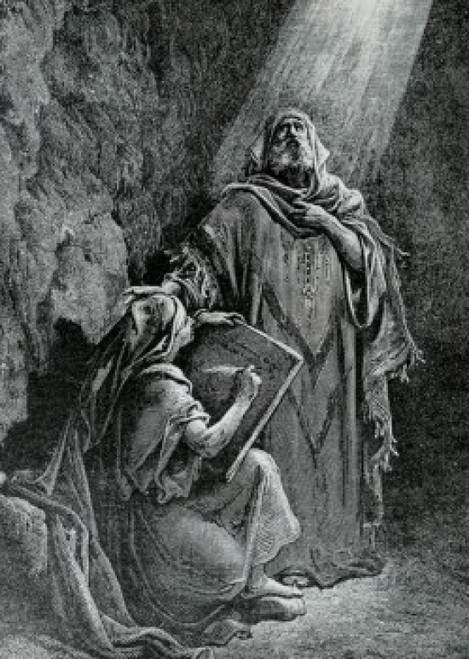 Jeremiah Dictating To Baruch Dore  Gustave(1832-1883 French) Poster Print - Item # VARSAL995103227