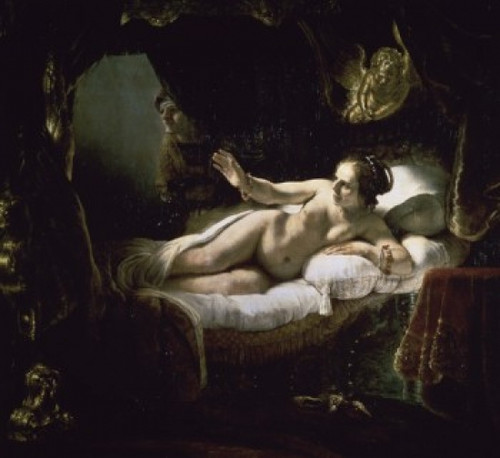 Danae  1636-47  Rembrandt Harmensz van Rijn  Oil on canvas  Hermitage Museum  St. Petersburg  Russia Poster Print - Item # VARSAL261157