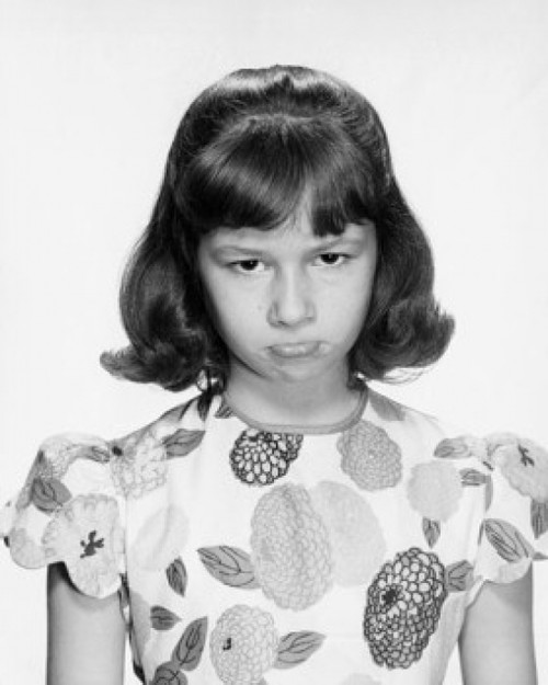 Portrait of a girl sulking Poster Print - Item # VARSAL2556189A