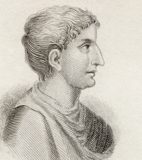 Gaius Sallustius Crispus, 86 To 34 Bc. Roman Historian. From Crabbes Historical Dictionary Published 1825. PosterPrint - Item # VARDPI1905735