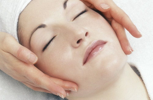 Woman Getting A Face Massage PosterPrint - Item # VARDPI410267