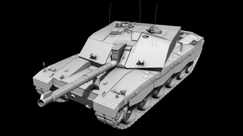 Clay render of a Challenger II tank Poster Print - Item # VARPSTRTA100003M Clay render of a Challenger II tank Poster Print - Item # VARPSTRTA100003M