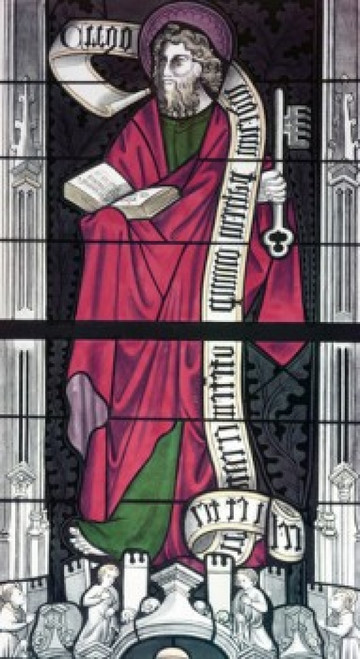 Apostle Peter   stained glass   13th century Poster Print - Item # VARSAL9008297