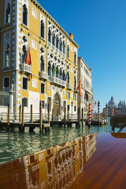Buildings along the shoreline of the Grand Canal viewed from a boat; Venice, Veneto, Italy PosterPrint - Item # VARDPI2413984