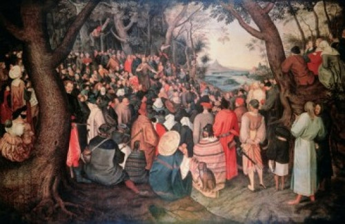 Preaching Of Saint John The Baptist  Pieter Bruegel the Elder  Poster Print - Item # VARSAL900141459