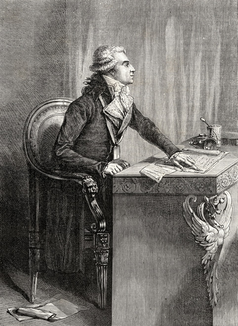 Bertrand Barere De Vieuzac, 1755-1841. French Politician And Journalist, Notorious Member Of The National Convention During The French Revolution. From Histoire De La Revolution Francaise By Louis Blanc PosterPrint - Item # VARDPI1858055