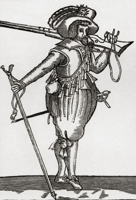 A Musketeer During The Reign Of King James I. From The Book Short History Of The English People By J.R. Green Published London 1893. PosterPrint - Item # VARDPI1877622 A Musketeer During The Reign Of King James I. From The Book Short History Of The English People By J.R. Green Published London 1893. PosterPrint - Item # VARDPI1877622