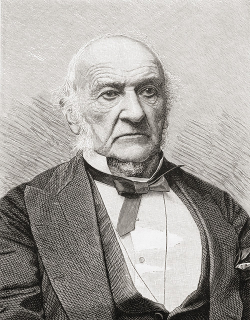 William Ewart Gladstone, 1809 To 1898. British Liberal Party Statesman And Four Times Prime Minister Of The United Kingdom. From The Book Gladstone The Man And The Statesman By David Williamson. PosterPrint - Item # VARDPI1872761