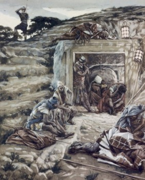 Roman Guards at the Tomb  James Tissot Poster Print - Item # VARSAL9999327
