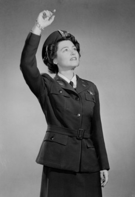 young attractive young woman wearing military uniform Poster Print - Item # VARSAL255418890