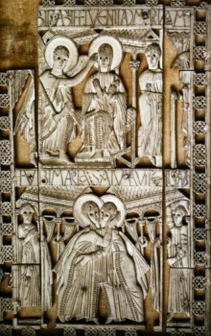 Annunciation & Visitation   8TH C.  Artist Unknown  Stone Poster Print - Item # VARSAL3810463