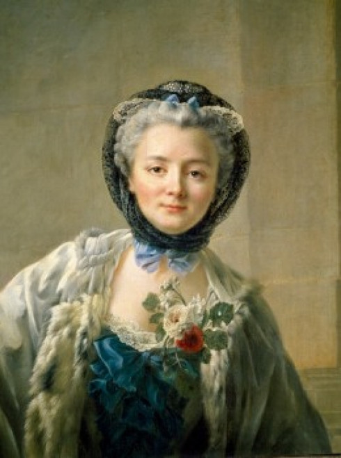 Madame Drouais by Francois Hubert Drouais   France  Paris  Musee du Louvre Poster Print - Item # VARSAL11581910