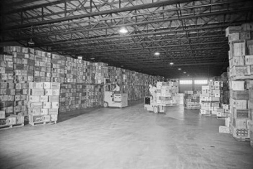 Two workers operating forklifts in a warehouse Poster Print - Item # VARSAL2558534