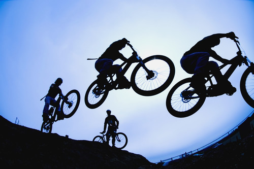Stunt Cyclists, Alberta, Canada PosterPrint - Item # VARDPI1777776