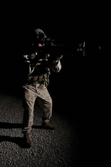 Portrait of a U.S. Marine in Northern Afghanistan Poster Print - Item # VARPSTTMO100551M