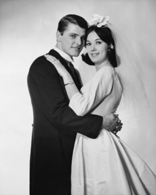 Portrait of a newlywed couple embracing Poster Print - Item # VARSAL25515075B